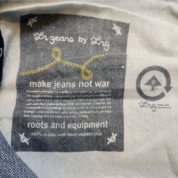 LRG Colorful Embroidered Wide Leg Baggy Denim Jeans - Picture 10 of 15